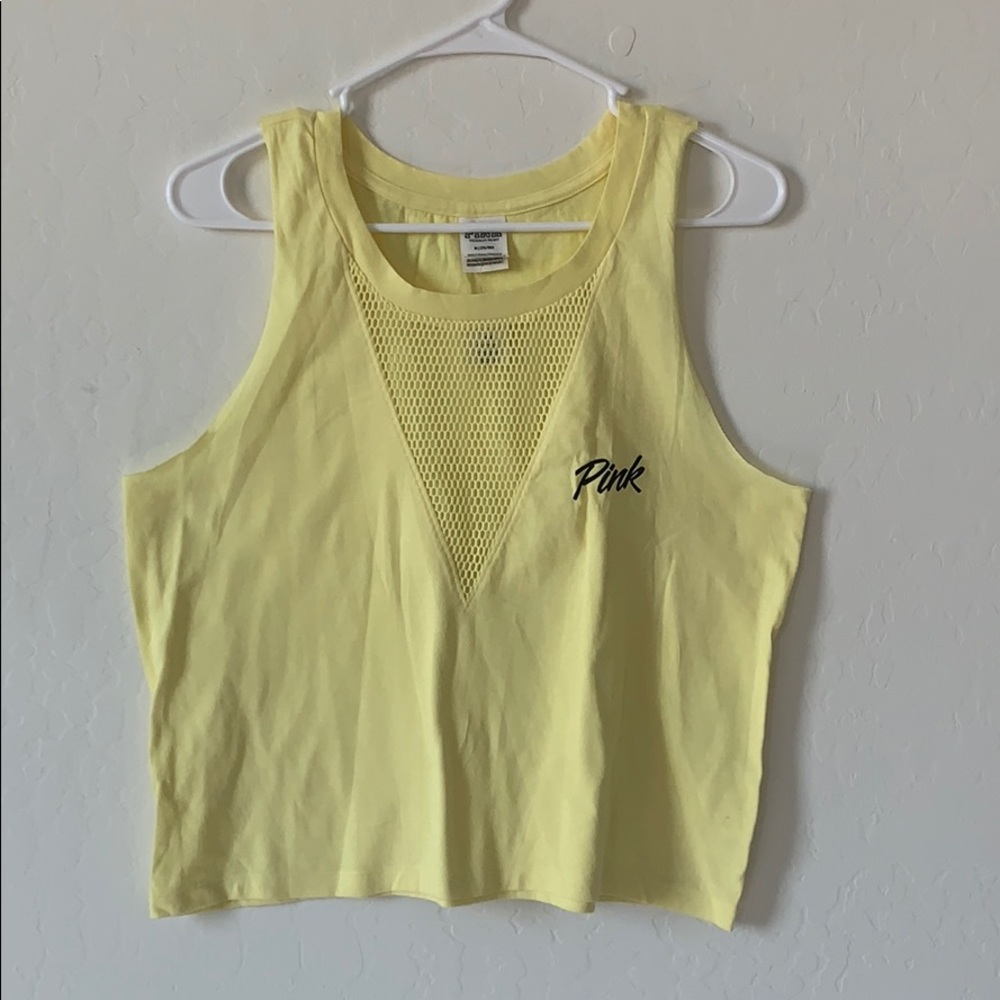 Mesh net tank top